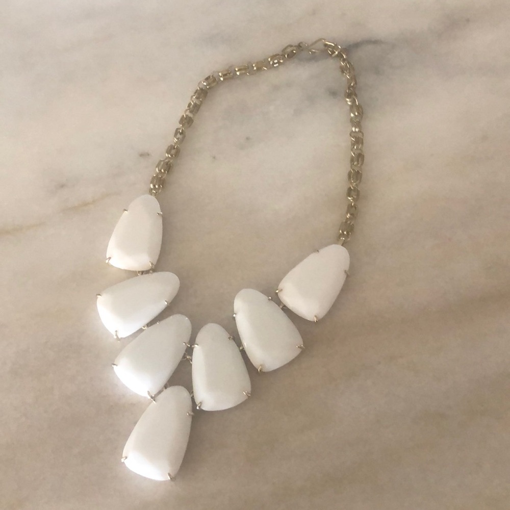 Kendra Scott White Harlow Necklace